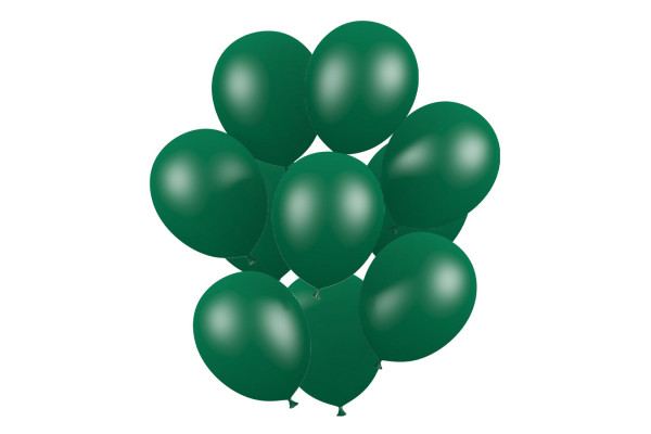 lot 50 Ballons de baudruche Vert émeraude métallisé 30 cm