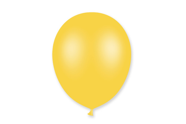 ballon latex jaune néon