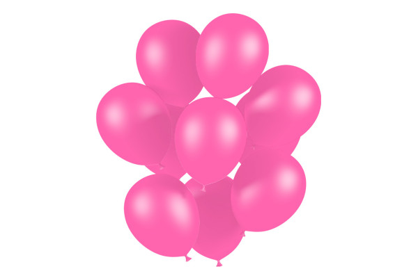 Ballons de baudruche - Octobre Rose - lot de 8