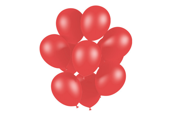 ballon rouge fluo bouquet