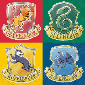 serviette en papier harry potter