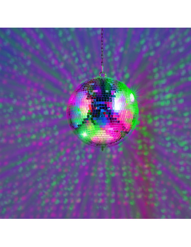 Boule à facette 30 cm colorée - Sonoval