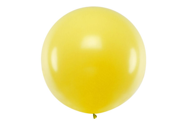 ballon géant jaune rond