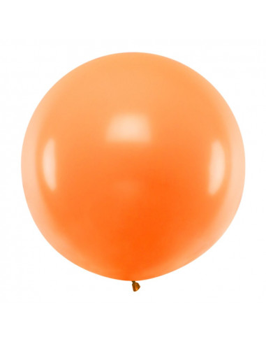 ballon geant orange rond