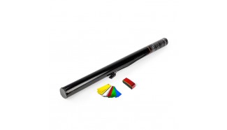 canon électrique a confettis rectangle métallisé multicolore