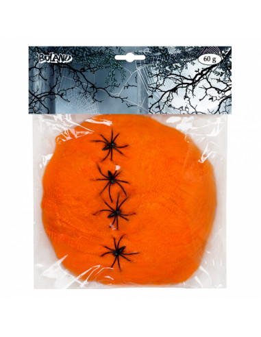 toile araignee orange