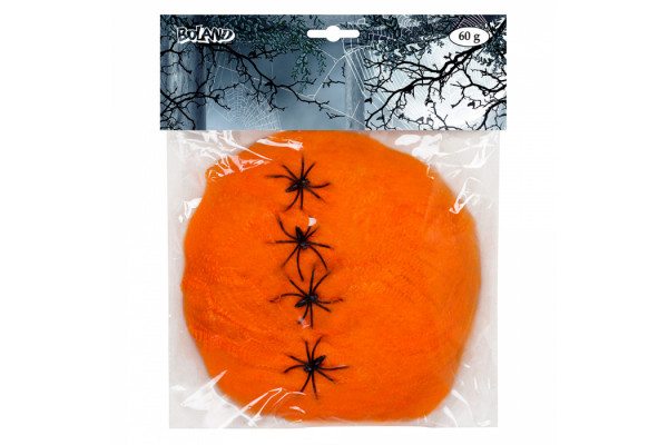 toile araignee orange