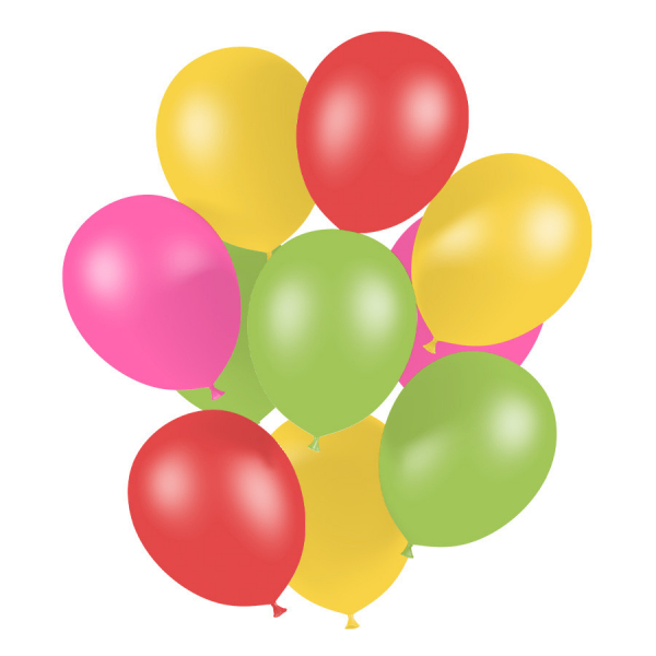 50 Ballons Fluo Néon En Latex - Diamètre 30,5 Cm - 8 Couleurs Vives - Pour Anniversaire, Mariage, Fête - Avec Rubans Adhésifs Inclus