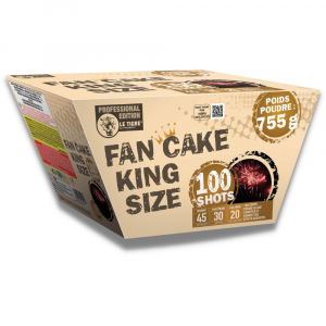 Feu d'artifice COMPACT EVENTAIL FAN CAKE KING SIZE 100 SHOTS