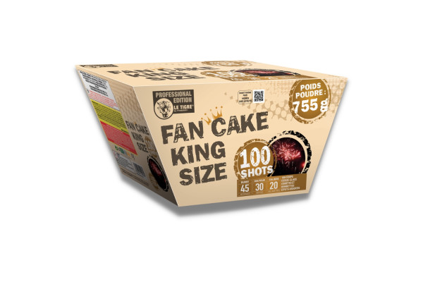 Feu d'artifice COMPACT EVENTAIL FAN CAKE KING SIZE 100 SHOTS