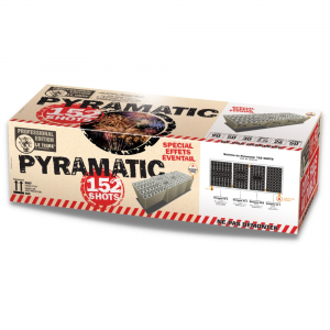 Feu d'artifice automatique PYRAMATIC® 152 SHOTS - 90 secondes