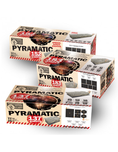 Maxi Pack PYRAMATIC® - Feux d'artifice automatique