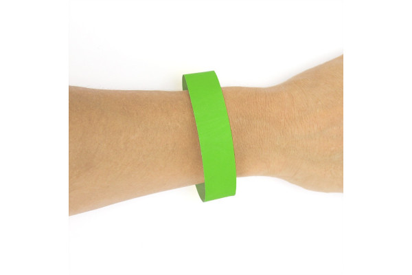 bracelets identification vert poignet