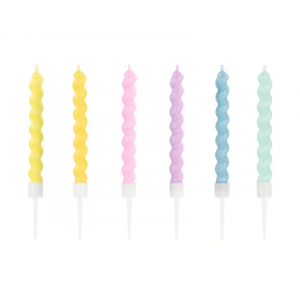 bougies torsade anniversaire