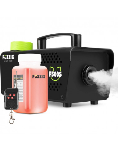 Machine à fumée 500 W, F500S - Fuzzix - Liquide offert inclus
