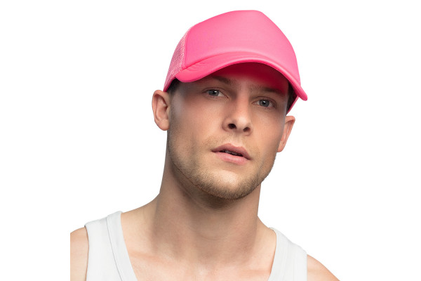 casquette fluo rose homme