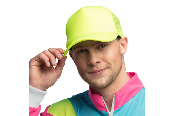 casquette fluo jaune homme