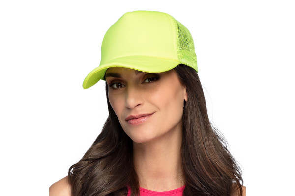 casquette fluo jaune femme