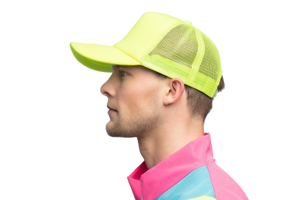 casquette fluo jaune adulte