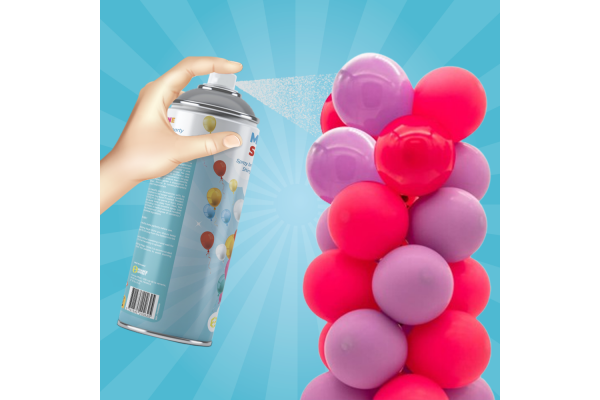 Spray Brillant Magic Shine Pour Ballons - 500 Ml - Redonne De L'Éclat Aux Ballons En Latex - Anti-Oxydation