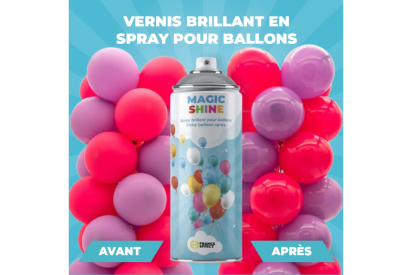 Magic Shine® - Spray Brillant pour ballons en latex