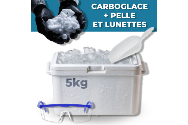 Kit Carboglace (glace carbonique) - 5 Kg