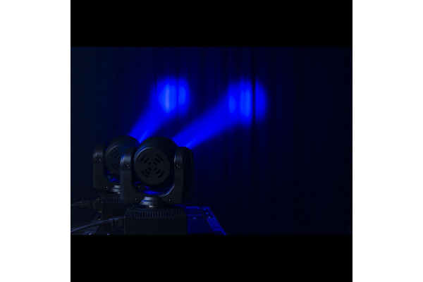 lyre led beam effet bleu