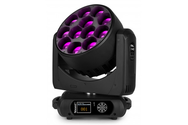 lyre led zoom effets rose