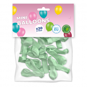 mini ballon vert pastel