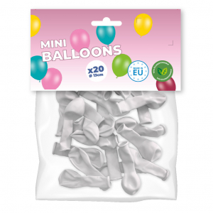 mini ballon blanc