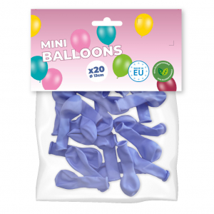 mini ballon bleu fonce