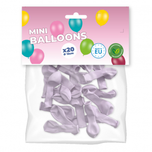mini ballon violet pastel
