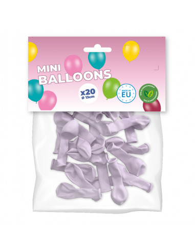 mini ballon violet pastel