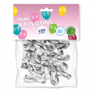 mini ballon argent
