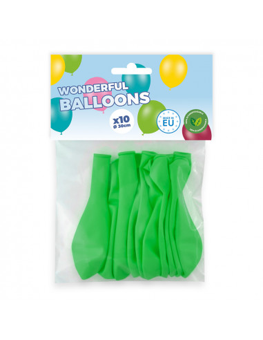 ballons verts biodegradables