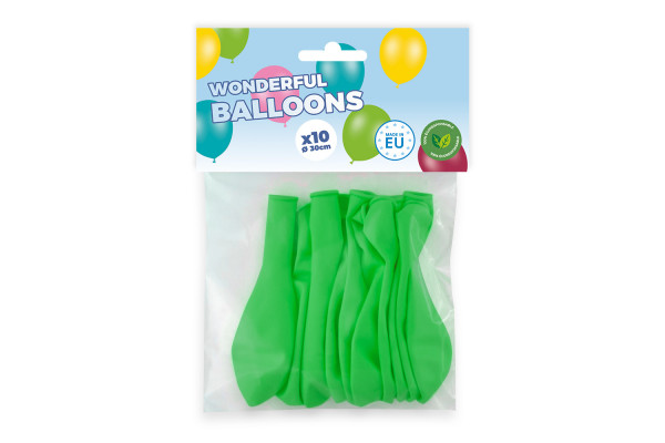 ballons verts biodegradables