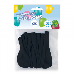 ballons baudruche noir bio