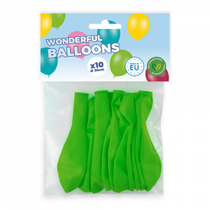 ballons baudruche vert pistache