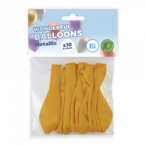 ballons dorés de baudruche france effect