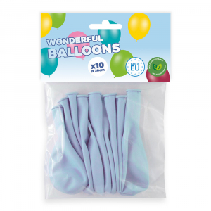 ballons baudruche bleu