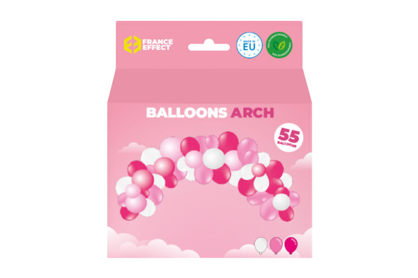 kit rose arche ballons