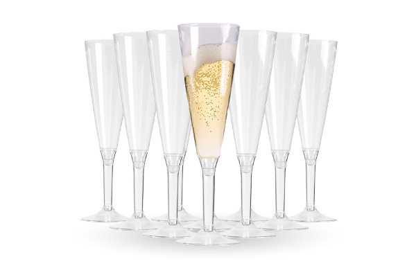 groupe de flute a champagne crystal