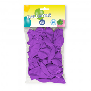 Sachet de 50 ballons violets