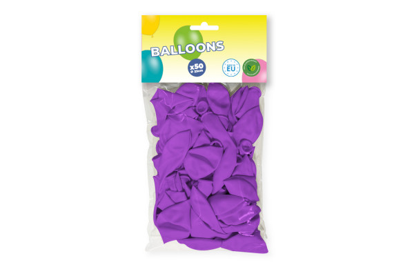 Sachet de 50 ballons violets