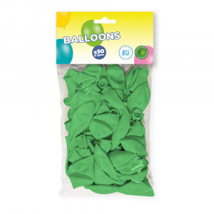 Sachet de 50 ballons verts