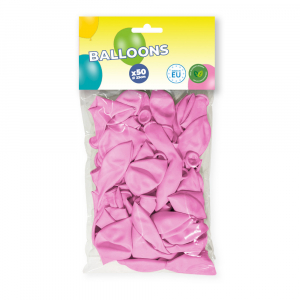 Sachet de 50 ballons roses