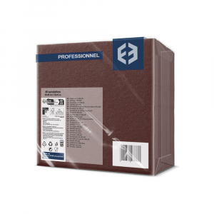 Paquet de serviettes airlaid en papier couleur chocolat