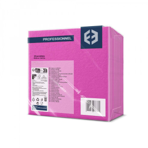 Paquet de serviettes airlaid en papier couleur fuschia