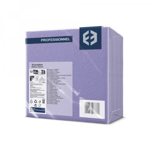 Paquet de serviettes airlaid en papier couleur lila