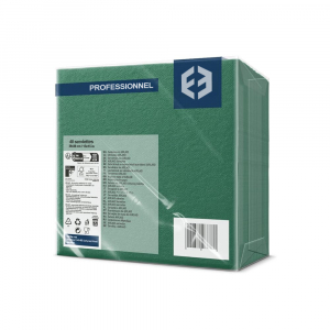 Paquet de serviettes airlaid en papier couleur vert sapin